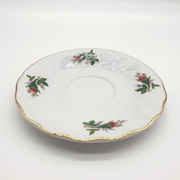 Truly Tasteful Vintage Teacup and Saucer Set Rose Gold Rimmed Collectable China - Picture 5 of 9